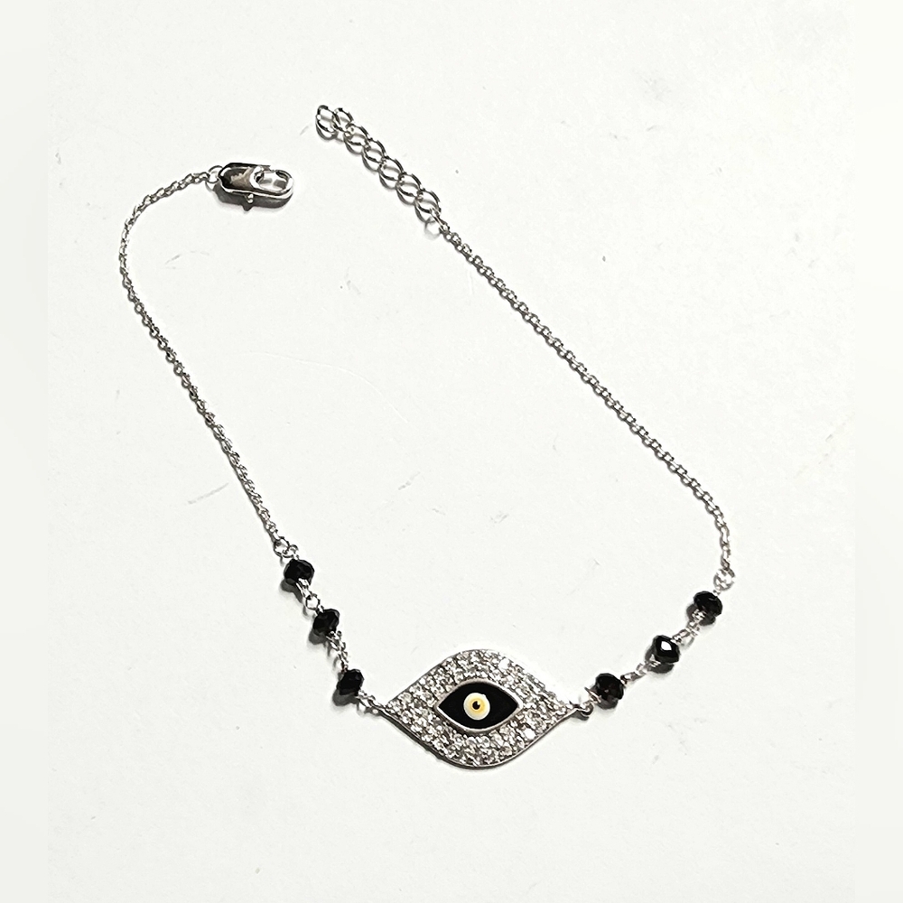 **NEW**EVIL EYE BRACELET SIZE 7.5 PLUS EXTENDER